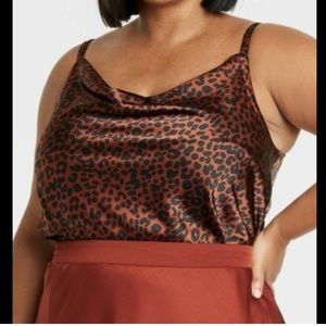 Ava & Viv Women’s Satin Tank Top